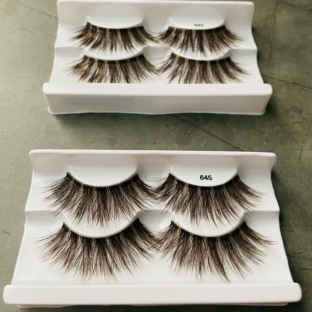 All different types of eye lashes
